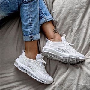 Nike Air Max 97’s - All White